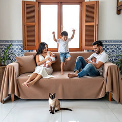 Funda Sofá SofaBloc™ – Resistente a Líquidos y Garras